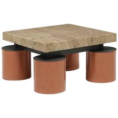Custom Coffee Table by Massimo Vignelli