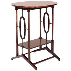 Mahogany Oval Occasional Table