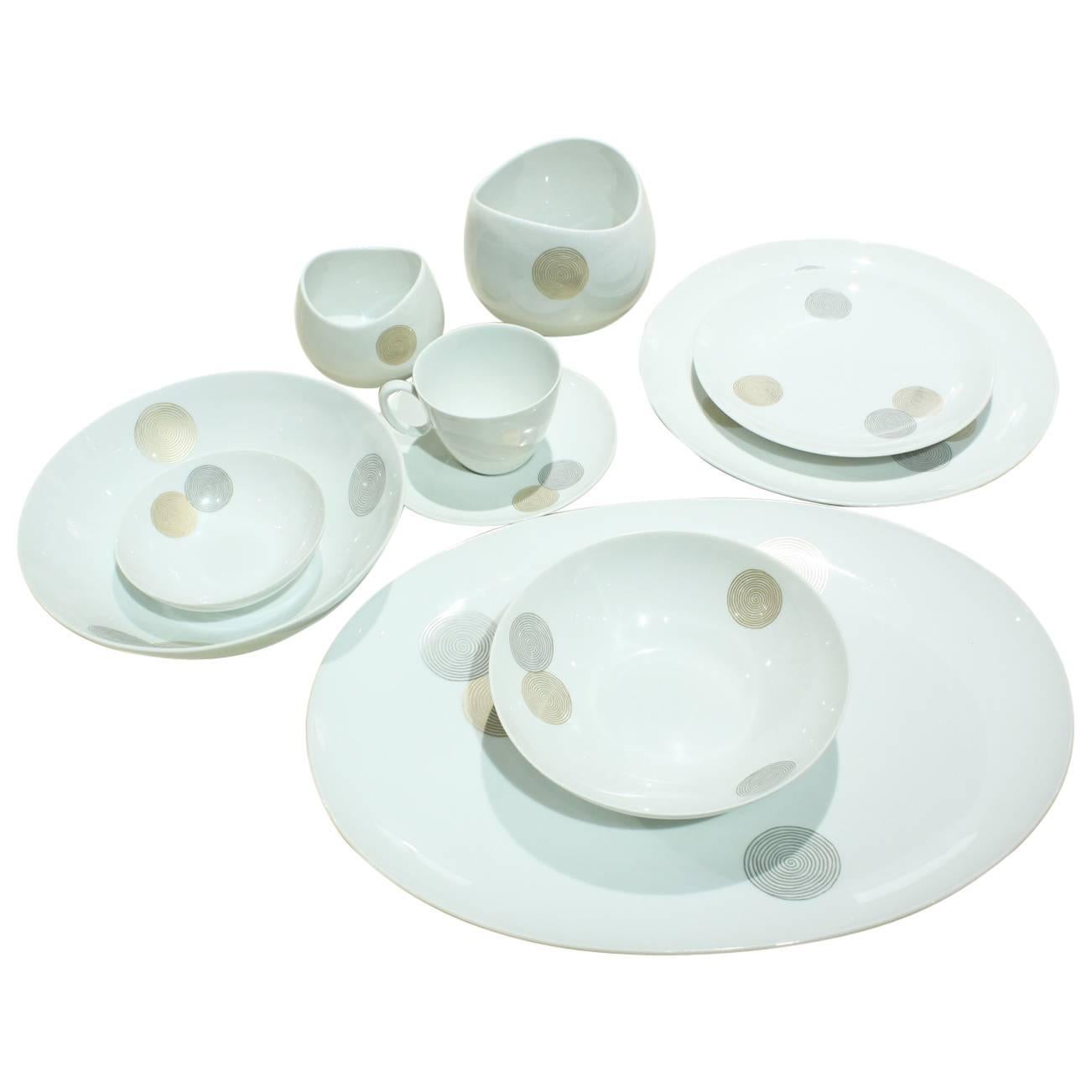 Fine China Service for 12 by Raymond Loewy for Continental China, Germany