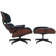 1960s Herman Miller Eames Lounge and Ottoman