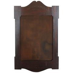 1900s American Advertising Message Board/Cabinet for Hammermill Papers Co