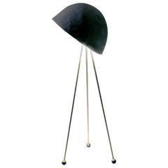 Mini Buddy Desk Lamp with Concrete Noggin and Brass Tripod Legs 1