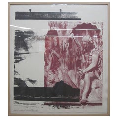 Robert Rauschenberg Litografía "Arpa" sin título Edición Limitada