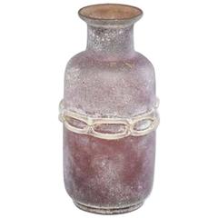 Seguso Scavo Murano Glass Vase 5