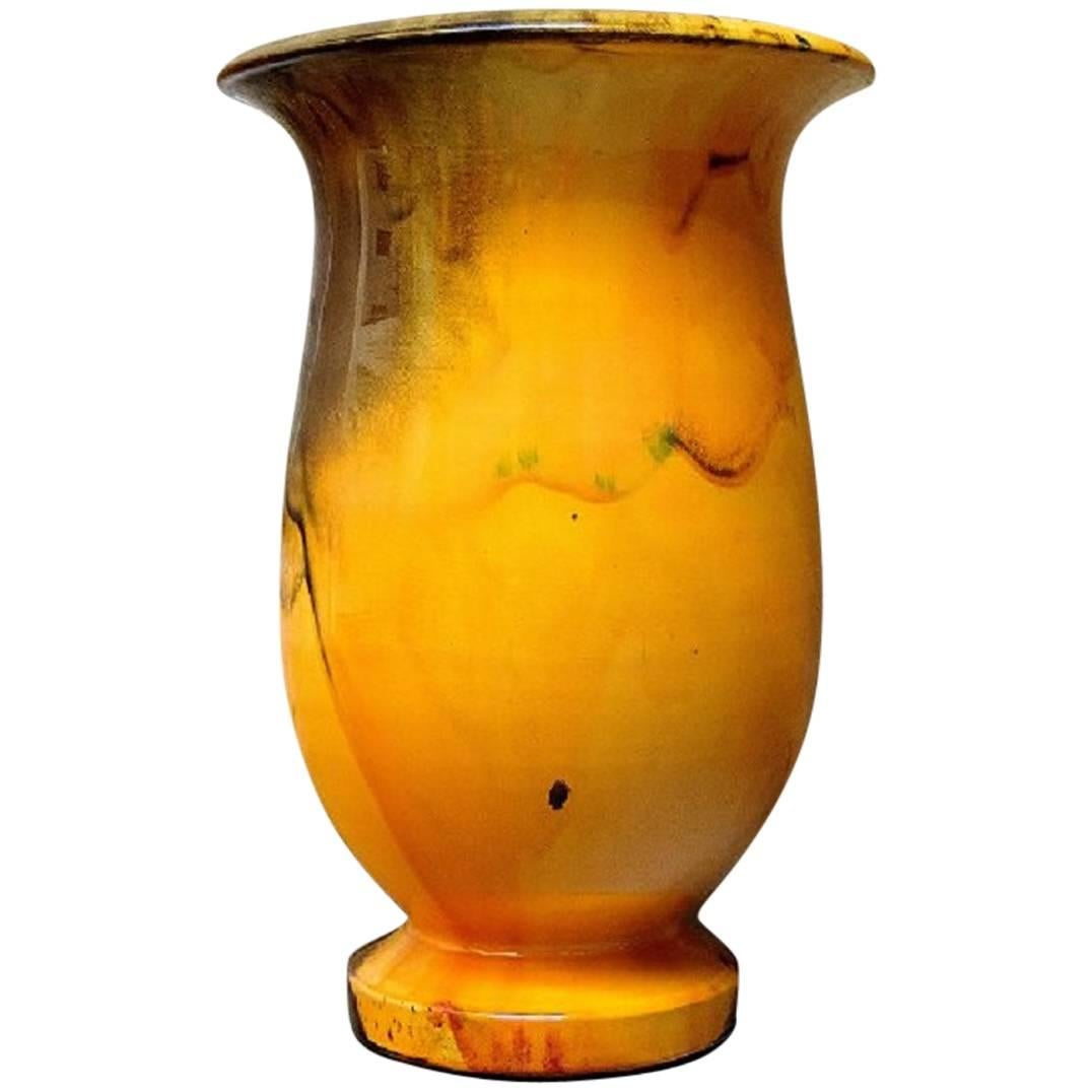 Large Kähler, Denmark, Svend Hammershøi/Hammershoi, Glazed Large Vase