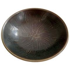 Bowl Aluminia "Solbjerg" Designed by Nils Thorsson, circa 1930s