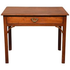 George III Mahogany Side Table