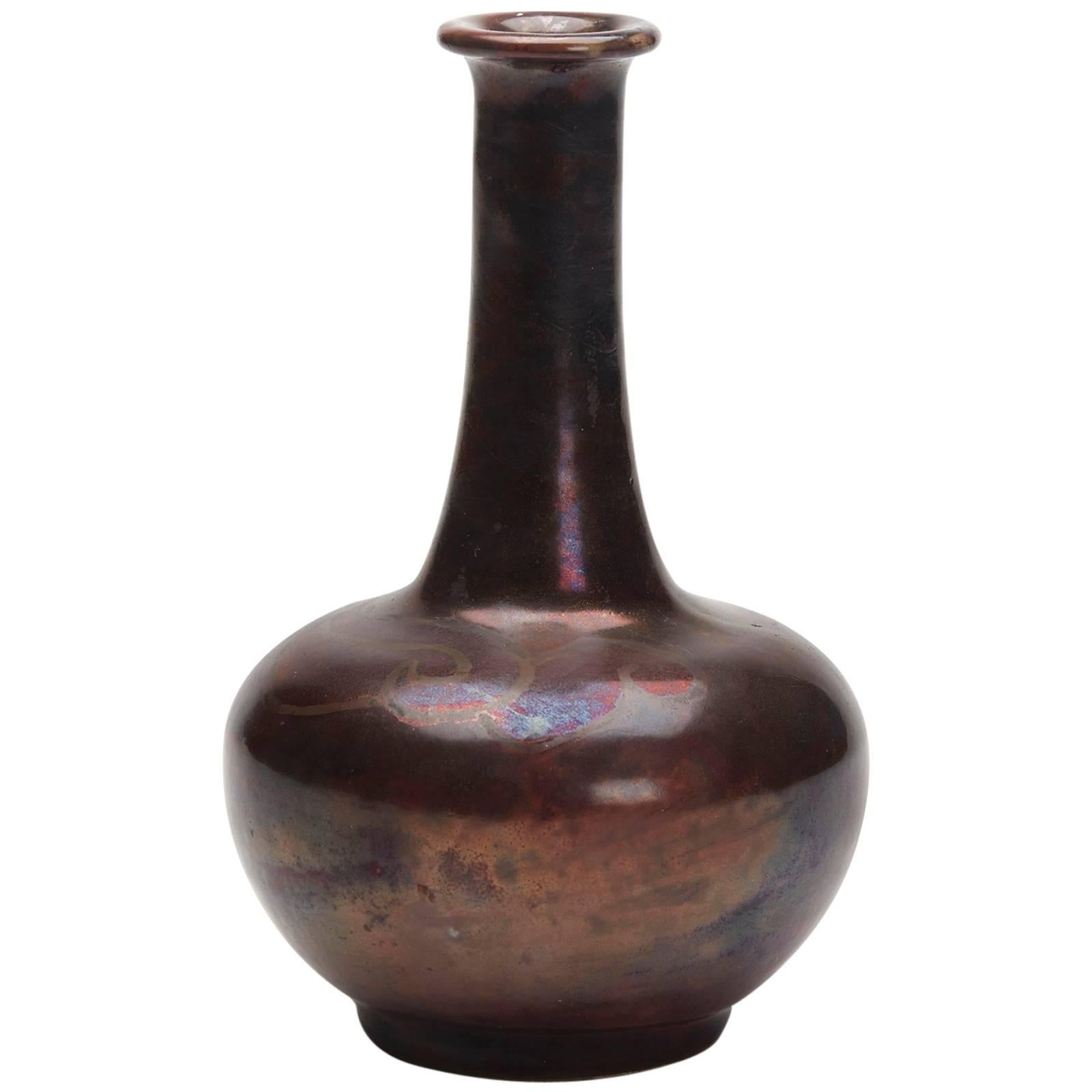 Arts & Crafts Bernard Moore High Fired Solifleur Vase, circa 1900 For Sale