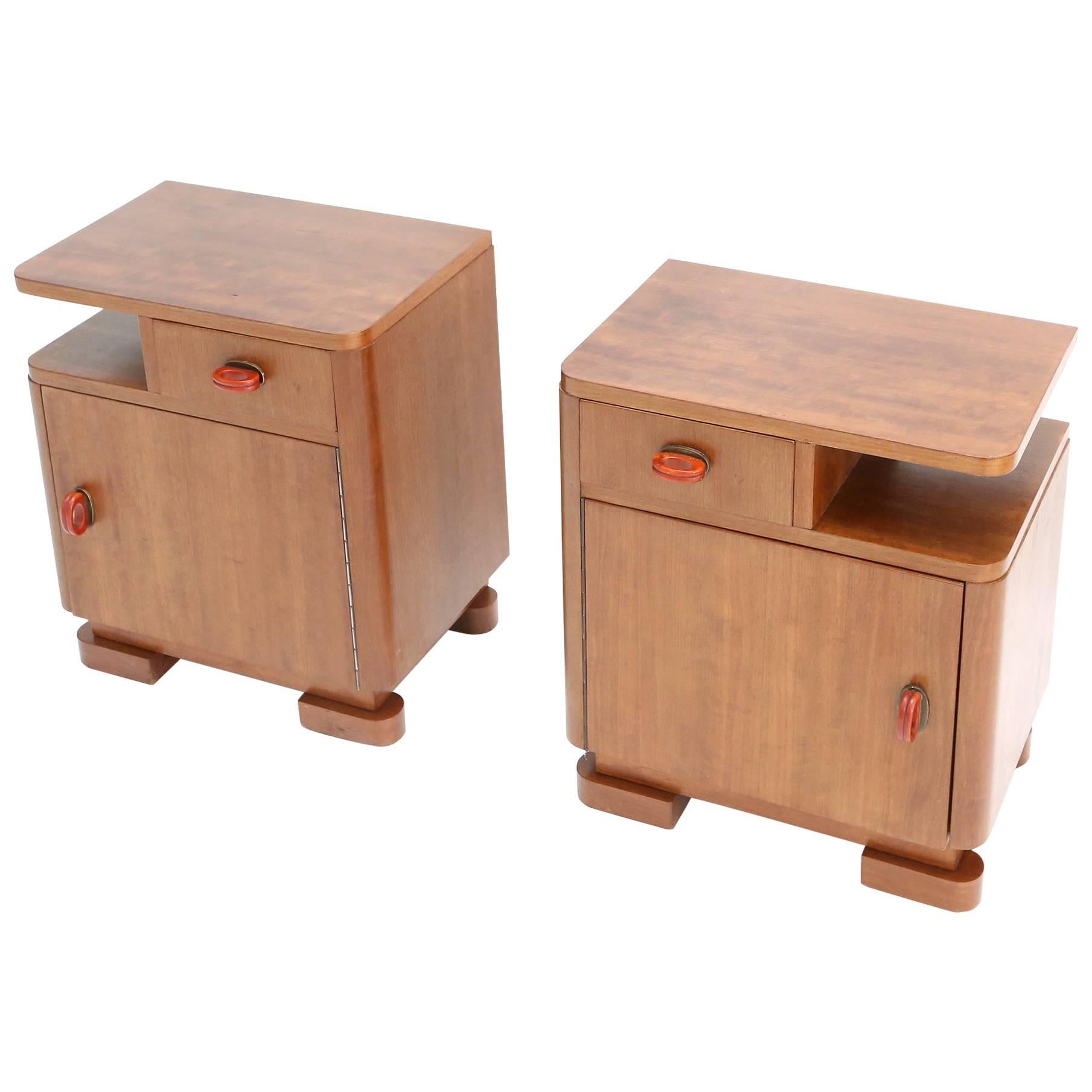 't Woonhuys Art Deco Bed Side Tables