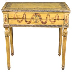 Handbemalter Louis-XVI-Tisch aus dem 18. Jahrhundert