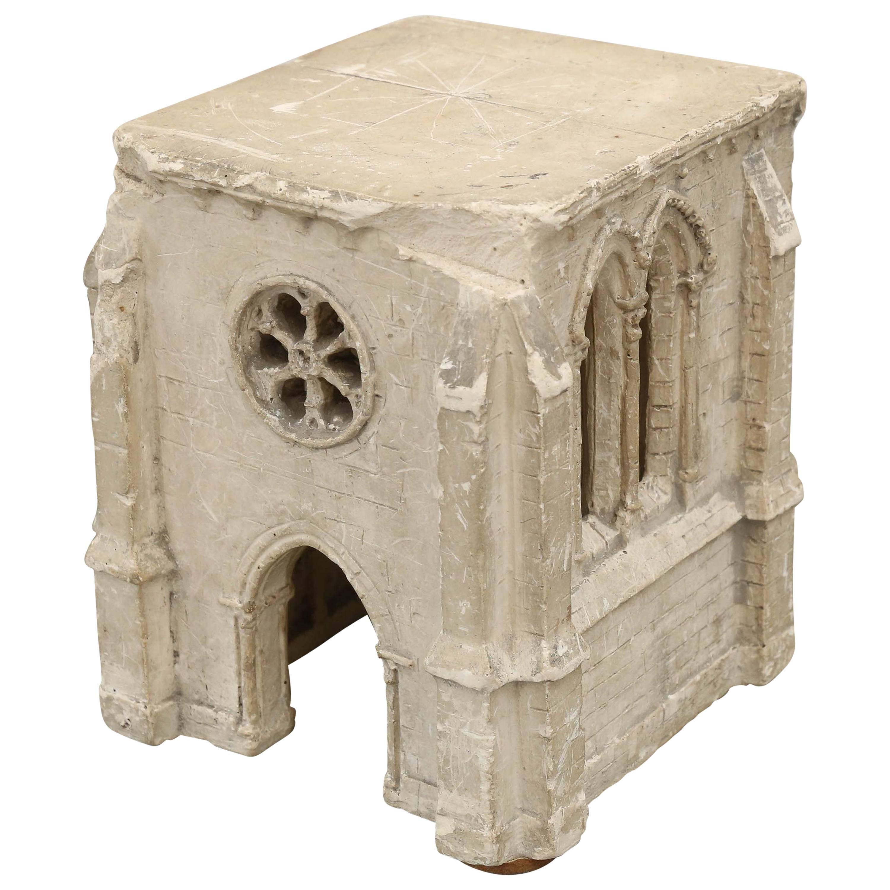 18th Century Architect's Plaster Model of Church