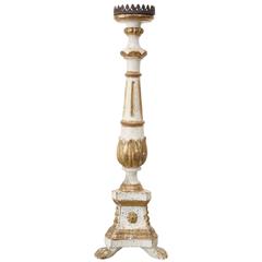 19th Century Wooden Candlestick