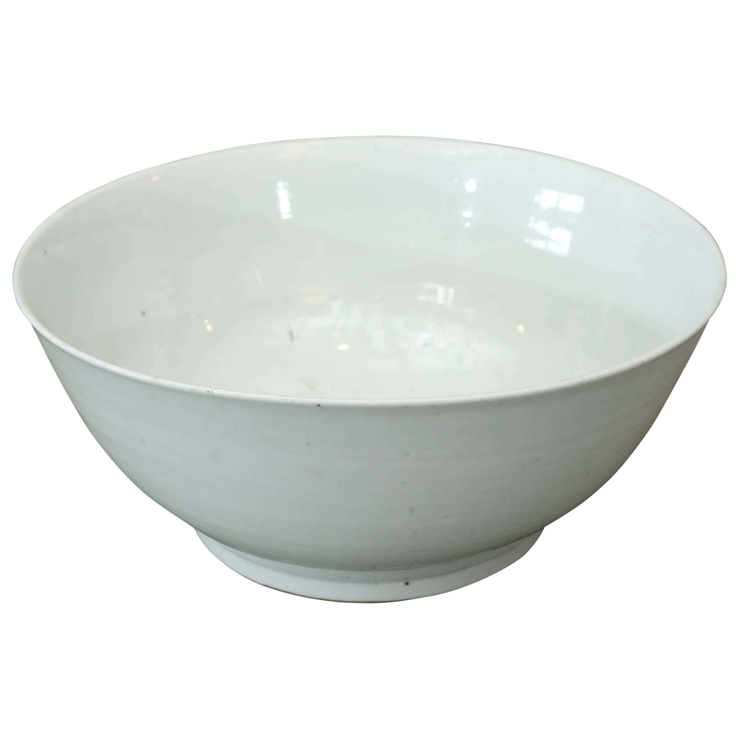 19th Century White Porcelain Bowl