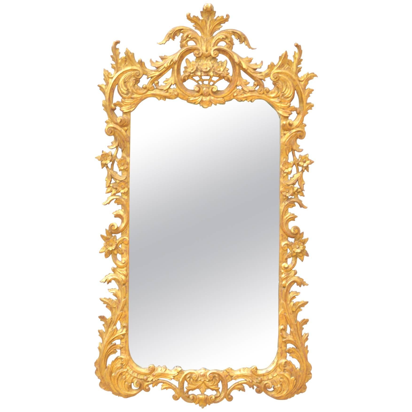 George II Rococo Styled Mirror