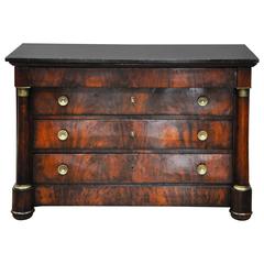 French Empire Commode with Marble Top
