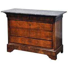 19th Century French Louis Philippe Commode in Walnut