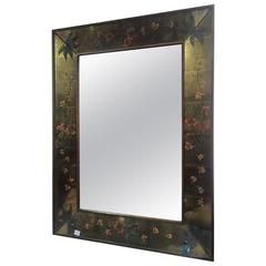 Verene Eglomise Art Deco Wall Mirror 10