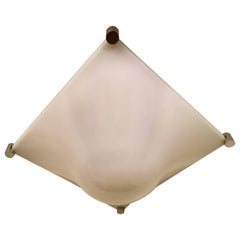 Elio Martinelli Bolla Wall or Ceiling Lamp, 1960s Italian