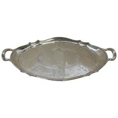 Tiffany Sterling Silver Art Nouveau Style Tray 4