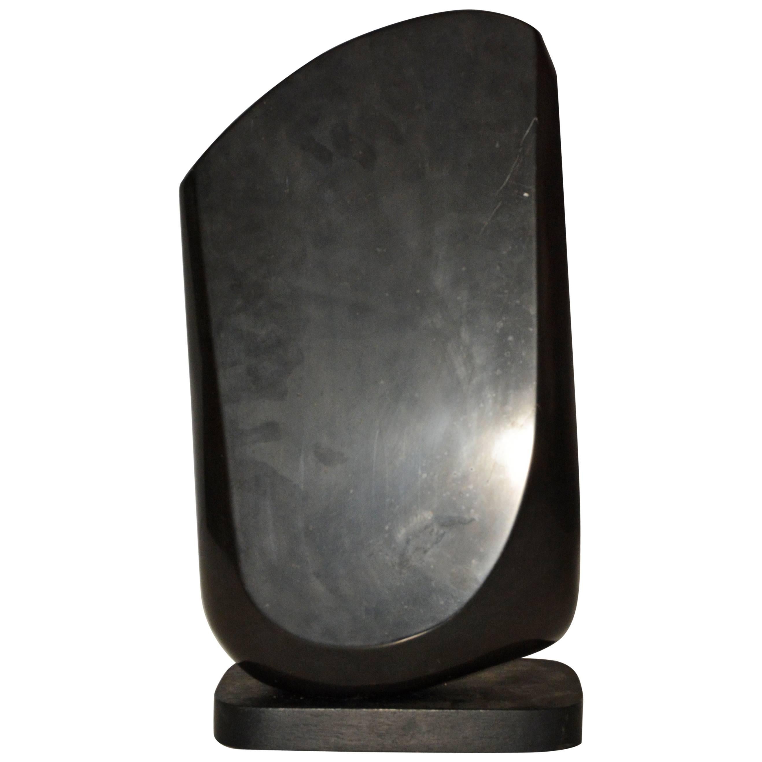 Contemporary Black Marble Sculpture