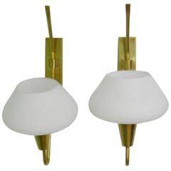 Pair of 1950s Sconces by Maison Lunel 5