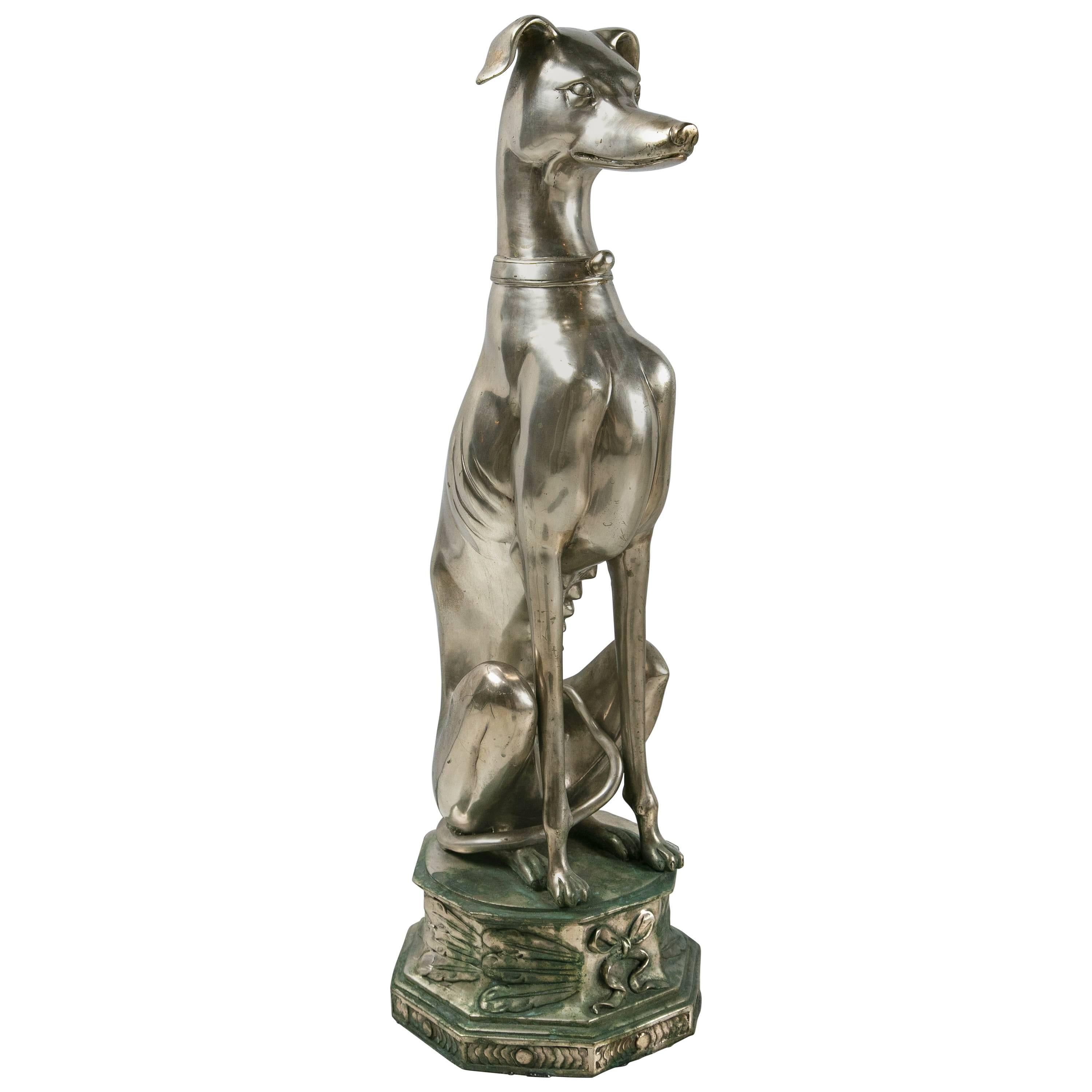 Trophy Dog Statue of a Grayhound For Sale