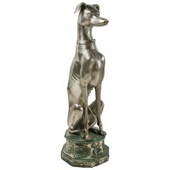 Trophy Dog Statue of a Grayhound