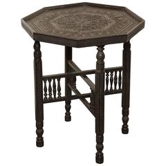 Mid-19th Century Raj, Hardwood Folding Table 4