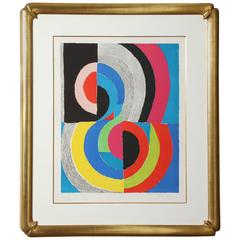 'Plougastel' Lithograph by Sonia Delaunay