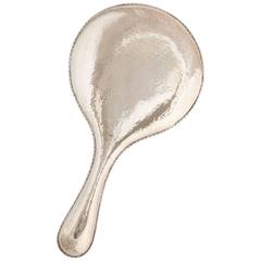 Danish Art Deco Sterling Silver Hand Mirror