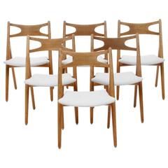 Wegner CH29 Sawbuck Dining Chairs