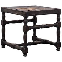 Stool Baroque Period Black Sweden 7
