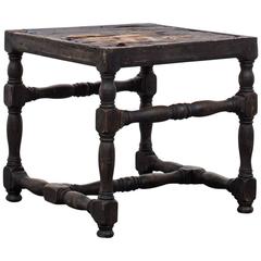 Stool Baroque Period Black Sweden