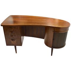 Rosewood Desk by Kai Kristiansen for FM Furniture, 1956, Made in Denmark