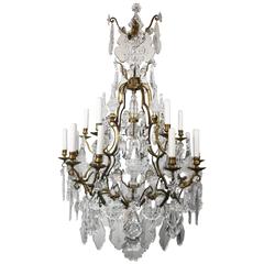 Antique Chandelier Baccarat 12
