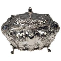 Sterling Silver Box by G.Nathan & R.Hayes UK Chester, circa 1902-1903