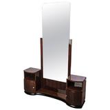 Magnificent Art Deco Vanity/Commode with Mirror