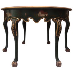 19th Century Northern Italian Painted Center Table