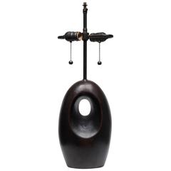 Modernist Bronze Table Lamp
