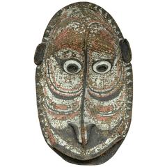 Antique Large Basketry Gable Mask from Papua New Guinea