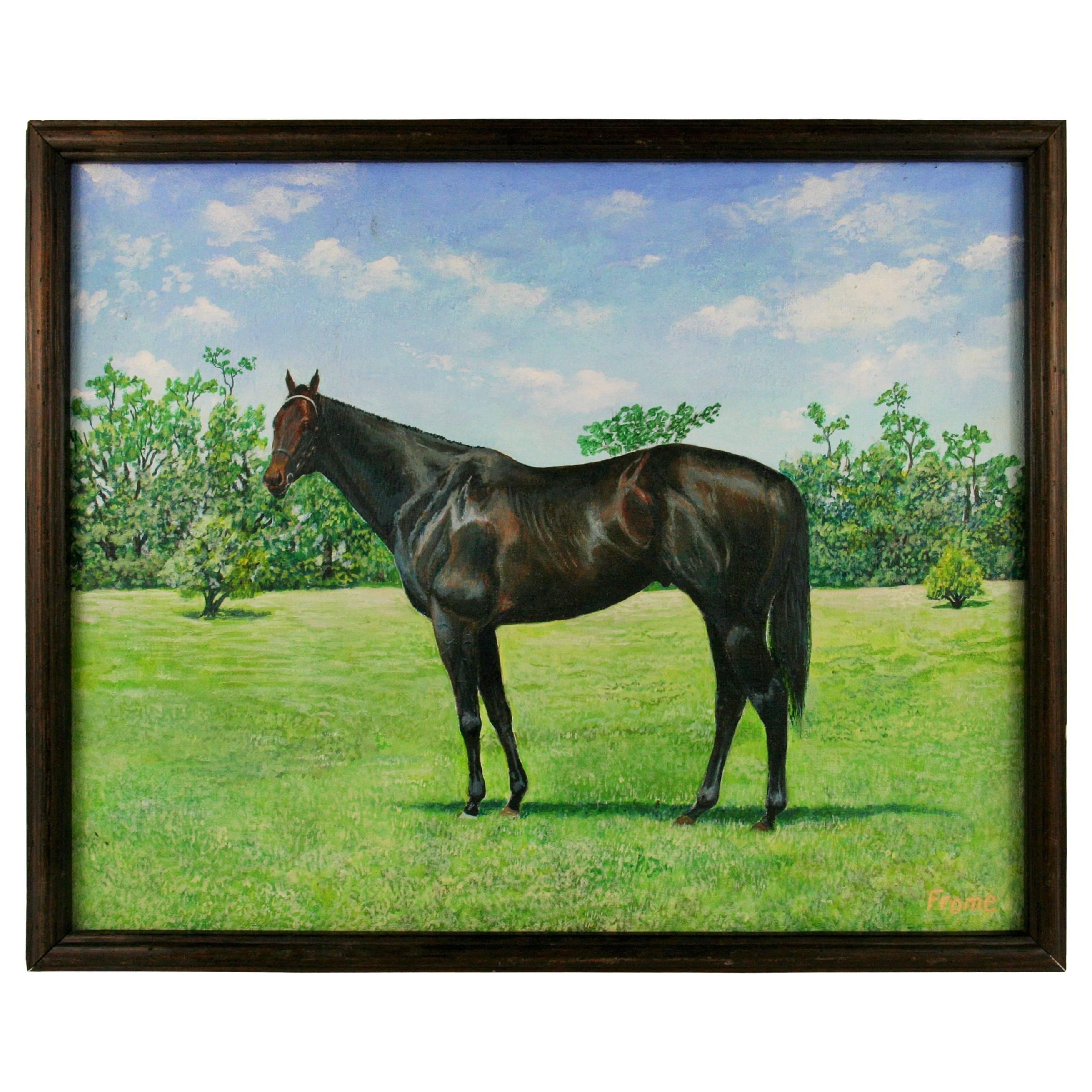 Thoroughbred  Equestrian Painting