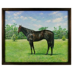 Thoroughbred  Equestrian Painting