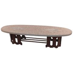 Terrazzo Top Surfboard Coffee Table by Probber 3