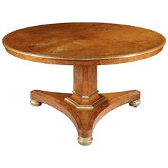 Regency Period Amboyna Centre Table 6