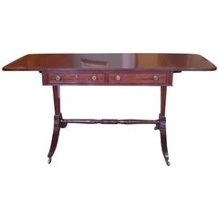 Regency Mahogany Sofa Table