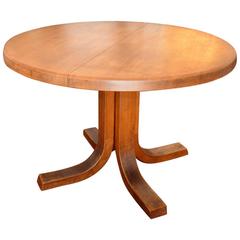 Pierre Chapo T40A Extendable Elm Table, France, 1970