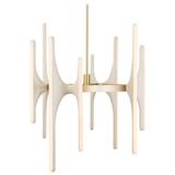 Markus Haase, Bleached Ash and Onyx Chandelier, USA, 2016