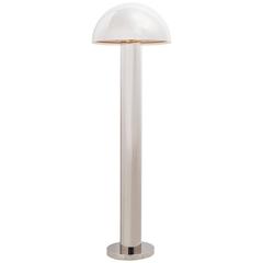 Karl Springer Ltd, Polished Nickel Mushroom Floor Lamp, USA, 2016