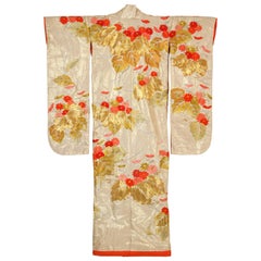 Vintage Brocade Japanese Ceremonial Kimono