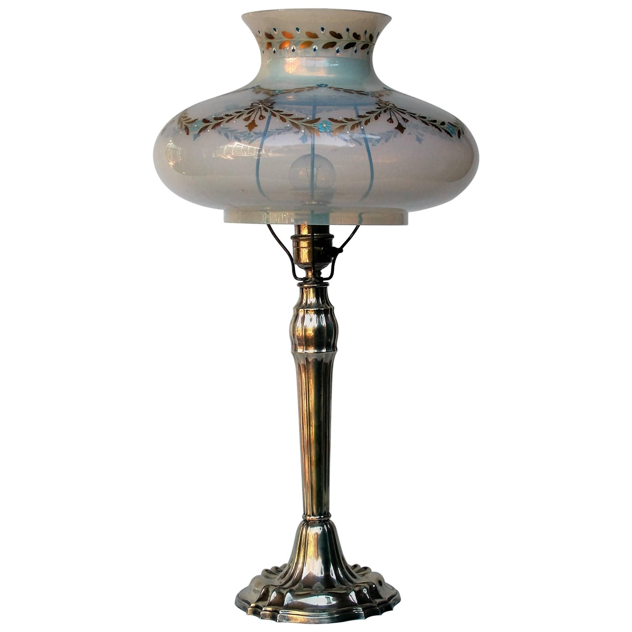 German Art Nouveau Table Lamp by Wilkens & Söhne, Germany, circa 1910 For Sale